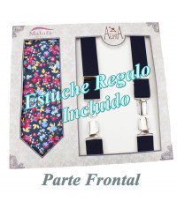 Azul Calaveras/Tirante Beige