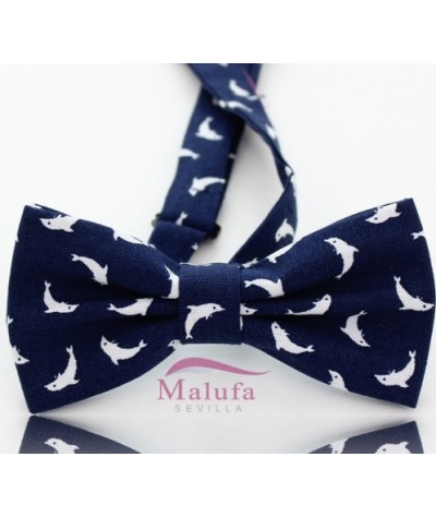 azul con Delfines
