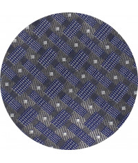 123-01Gris/azul geometgrico